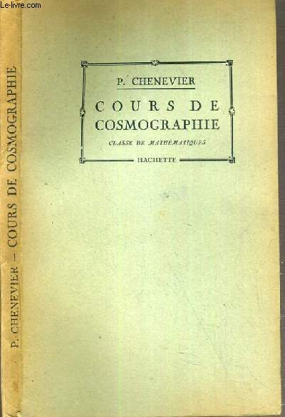 COURS DE COSMOGRAPHIE - CLASSE DE MATHEMATIQUES