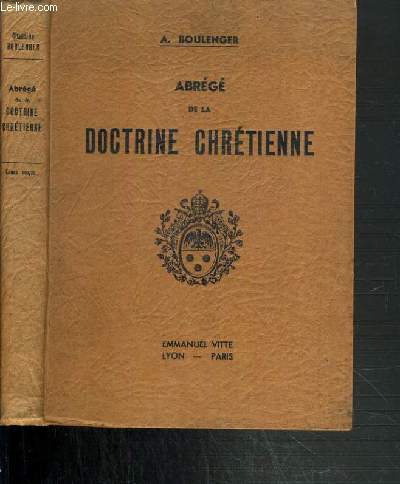 ABREGE DE LA DOCTRINE CHRETIENNE - COUR MOYEN.