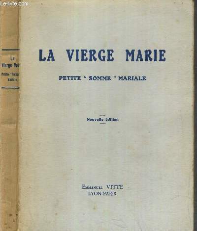 LA VIERGE MARIE ENSEIGNEE A LA JEUNESSE - 3me EDITION