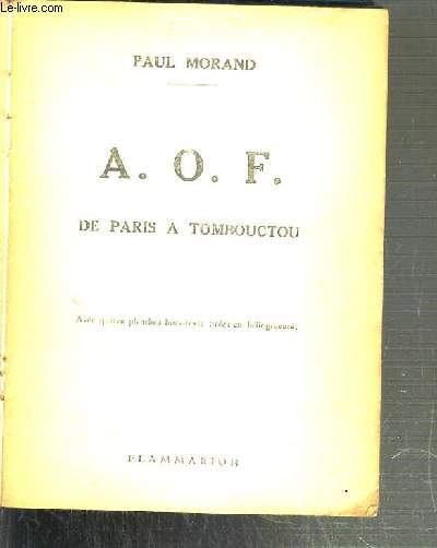 A. O. F. DE PARIS A TOMBOUCTOU