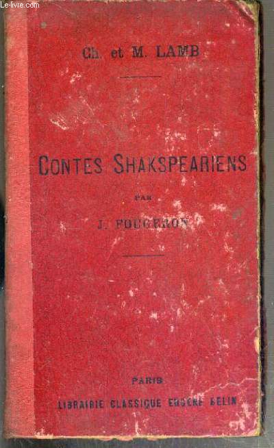 CONTES SHAKSPEARIENS - TALES FROM SHAKSPEARE - NOUVELLE EDITION -