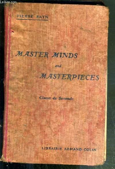 MASTER MINDS AND MASTERPIECES - CLASSE DE SECONDE
