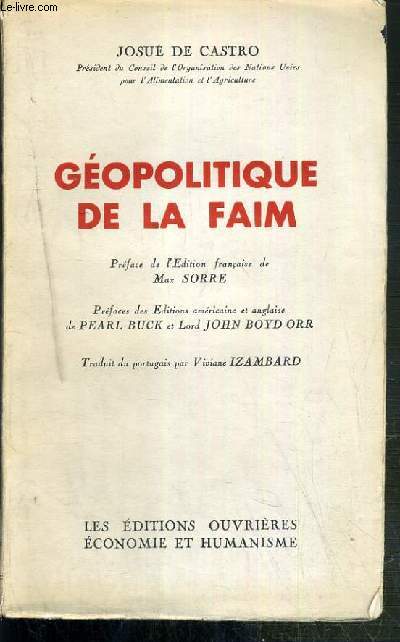 GEOPOLITIQUE DE LA FAIM - 2eme EDITION