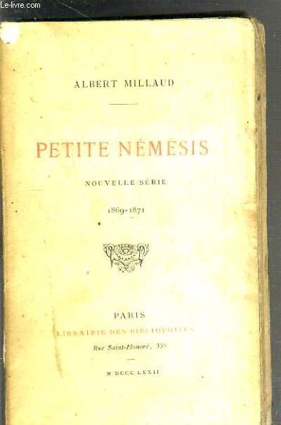 PETITE NEMESIS - NOUVELLE SERIE - 1869-1871