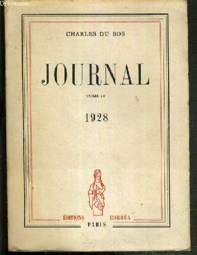 JOURNAL TOME IV - 1928