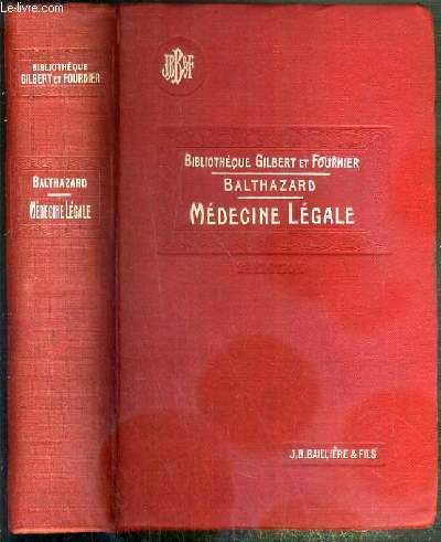 PRECIS DE MEDECINE LEGALE / BIBLIOTHEQUE DU DOCTORAT EN MEDECINE