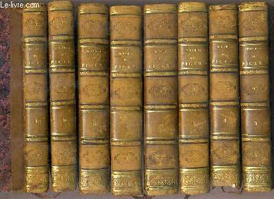 OEUVRES DE L. B. PICARD - 8 TOMES - 3 + 4 + 5 + 6 + 7 + 8 + 9 + 10 - 6 VOLUMES 