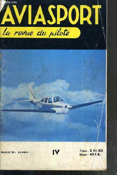 AVIASPORT - LA REVUE DU PILOTE - N IV - SEPTEMBRE 1966