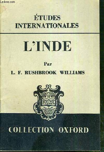L'INDE - ETUDES INTERNATIONALES / COLLECTION OXFORD