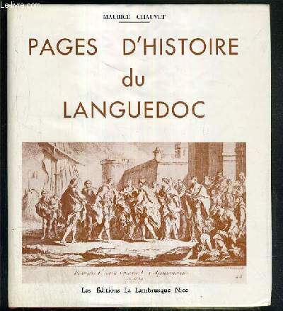 PAGES D'HISTOIRE DU LANGUEDOC