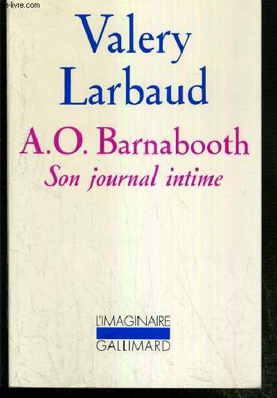 A.O. BARNABOOTH - SON JOURNAL INTIME / COLLECTION L'IMAGINAIRE.