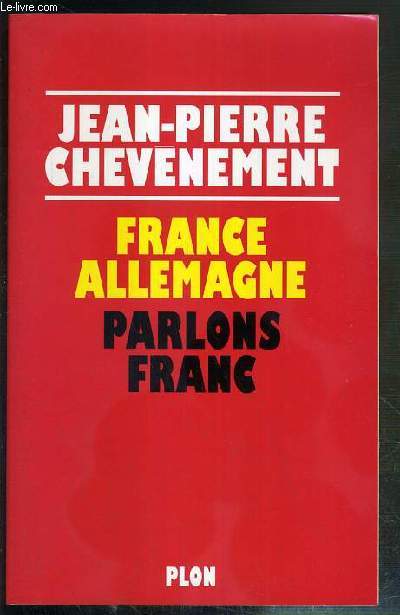 FRANCE ALLEMAGNE PARLONS FRANC