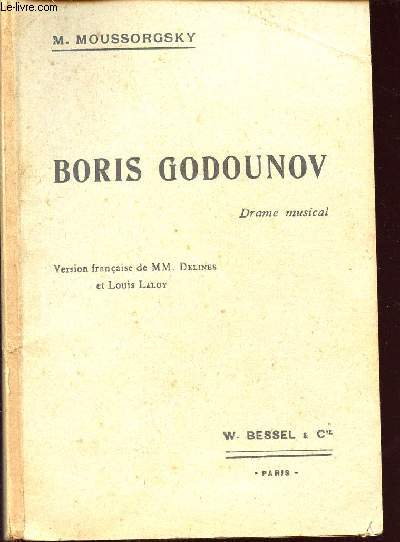 BORIS GODOUNOV - DRAME MUSICAL