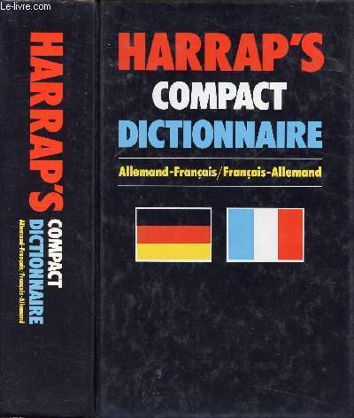 HARRAP S COMPACT DICTIONNAIRE - ALLEMAND FRANCAIS