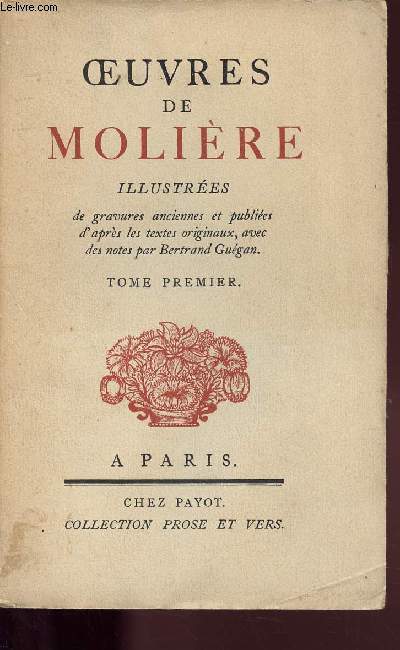 OEUVRES DE MOLIERE TOME 1