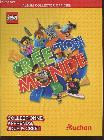 Album collection officiel Lego Cre ton monde : Collectionne, apprends, joue & cre ! (15 cartes manquantes sur 144)