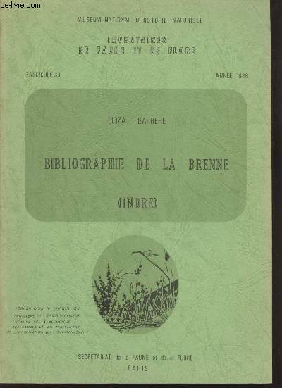 Inventaire de Faune et de Flore Fascicule 33 : Bibliographie de la Brenne (Indre)