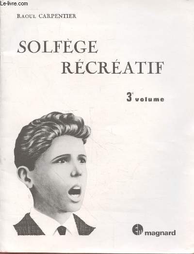 Solfge rcratif 3me volume.