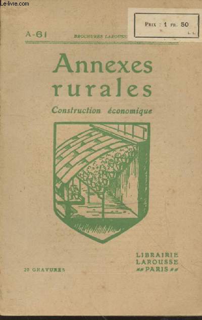 Annexes Rurales A-61 : Construction conomique (Collection : 
