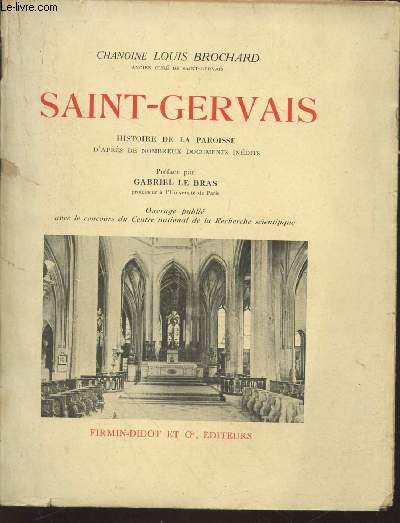 Saint-Gervais - Histoire de la Paroisse d'aprs de nombreux documents indits