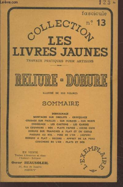 Reliure-Dorure (Collection : 