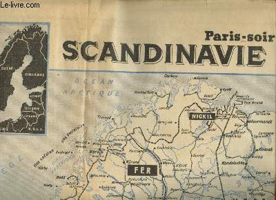 Carte tire de Paris-Soir : Scandinavie