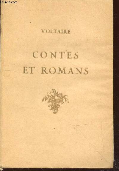 Contes et Romans Tome Premier