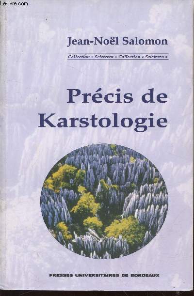 Prcis de Karstologie (Collection : 