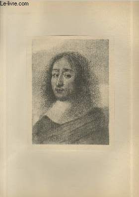 Portrait de Blaise Pascal - Ecole Franaise XVIIe sicle - Planche extraite de l'ouvrage 