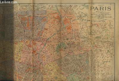 Plan de Paris Dufrnoy - Echelle 17.500e