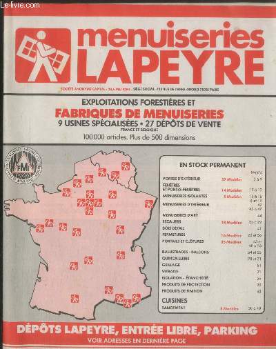 Catalogue : Menuiseries Lapeyre Dcembre 1984 (2e dition)