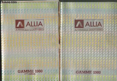 Alli : Appareils sanitaires. Gamme 1980 - Gamme 1980 2me dition (en deux volumes)