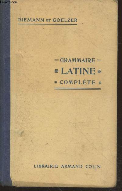 Grammaire Latine complte