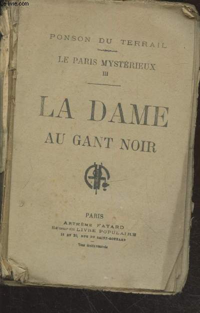 Le Paris mystrieux Tome 3 : La Dame au gant noir