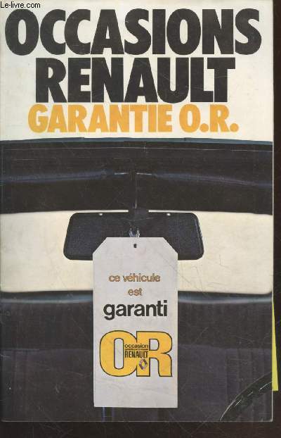 Occasion Renault Garantie O.R.