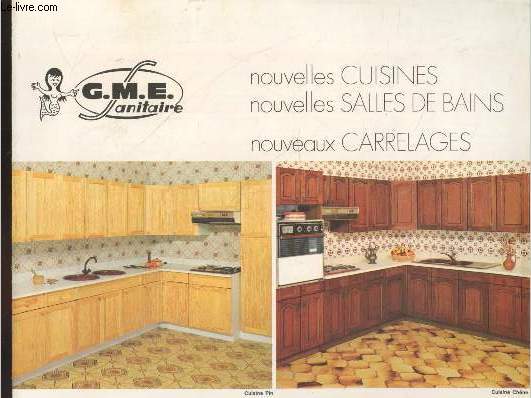 Plaquette G.M.E Sanitaire : Nouvelles cuisines, nouvelles salles de bains, nouveaux carrelages
