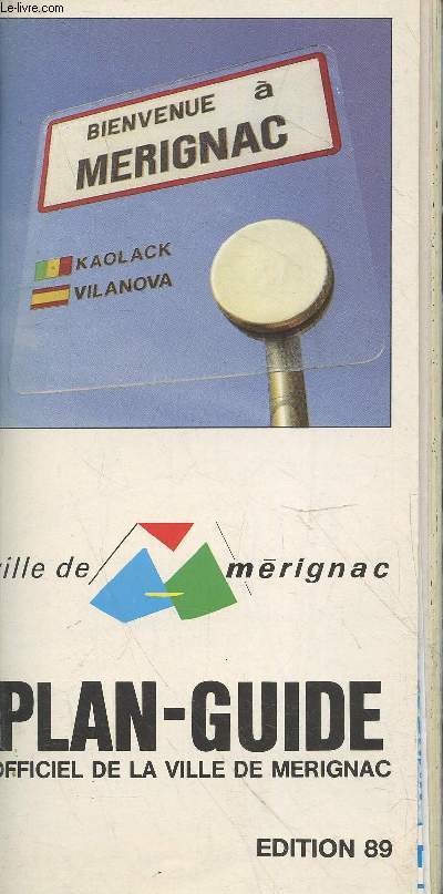 Plan-guide officiel de la ville de Mrignac - 1989