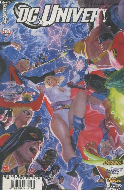 DC Universe n53 Dcembre 2009. Sommaire : Justice Society of America : Le monde selon Gog (5) - Green Lantern : Origine secrte (7) - Final Crisis : La rage des Red Lantern (1) - Justice League of America : Rsurrection (5) - Secrets d'icnes etc.