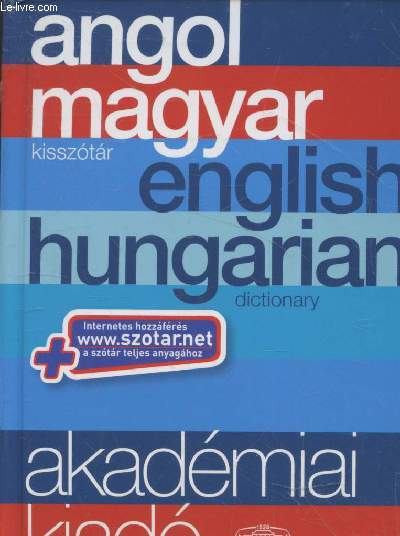 Ango Magyar kisszotar - English hangarian dictionary