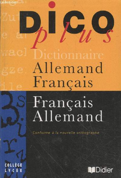 Dico plus - Dictionnaire Allemand-Franais Allemand-Franais (Collection 