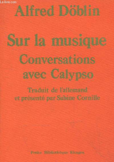 Sur la musique : Conversations avec Calypso (Collection 