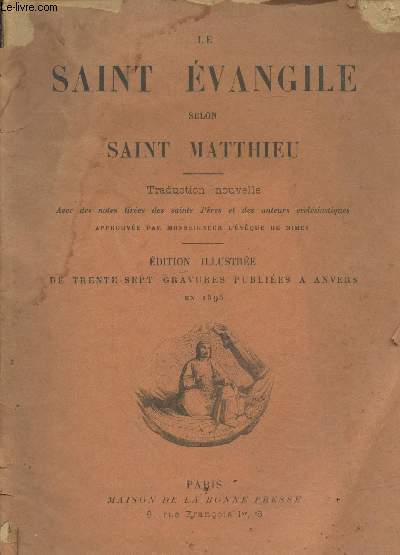 Le Saint Evangile selon Saint Matthieu