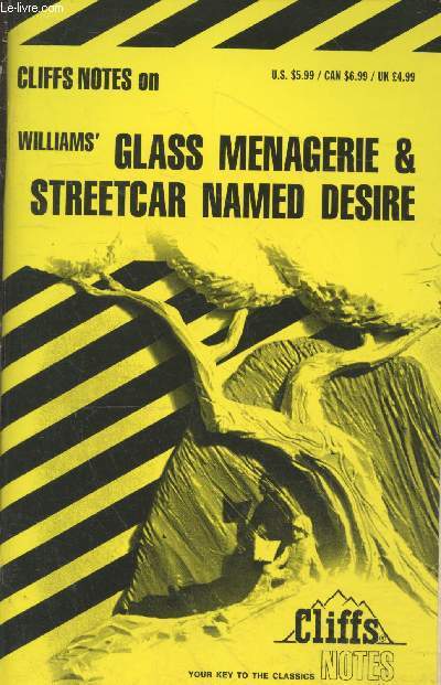 Cliffs notes on William's glass menagerie and a streetcar named desire - Notes