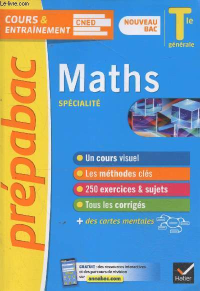 Prpabac Tle Gnrale nouveau bac : Maths Spcialit (Collection 