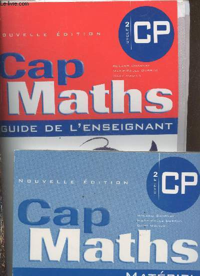 Cap Maths cycle 2 CP : Guide de l'enseignant + Matriel photocopiable (en deux volumes)