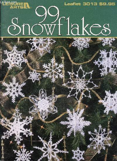 99 snowflakes - crochet snowflakes patterns / instructions - Leaflet 3013