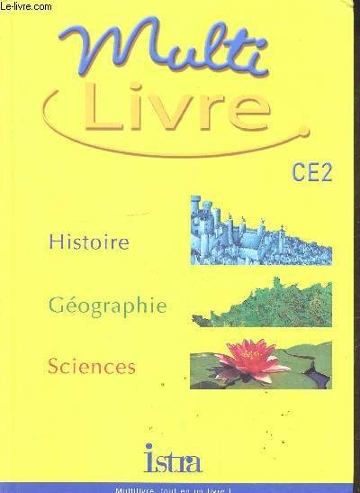 Multi livre histoire gographie sciences CE2.