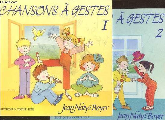 Chansons a gestes 1 + 2 : 2 volumes - 18 chansons + 18 chansons