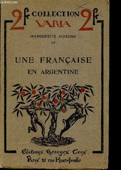 Une francaise en argentine - collection varia