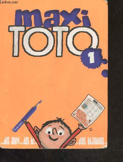 Maxi Toto 1 - Bd, blagues, jeux